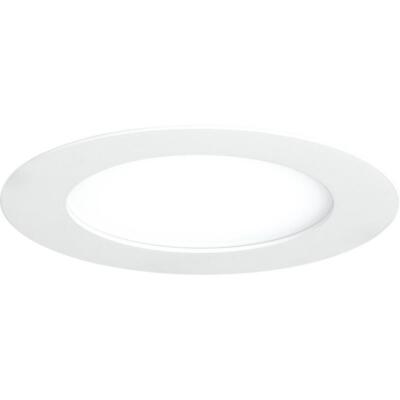 Progress Lighting 7 in. 3000K White Integrated LED Recessed Trim