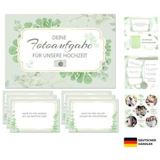 Hochzeitsspiel Fotoaufgaben Set mit Fotokarten unterhaltsames Gästespiel