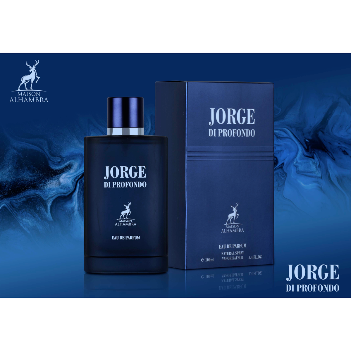 ◆廃盤 GIO（ジオ）◆希少オーデパルファム＆フラコンボトル◆残量有り JORGE DI PROFONDO By Maison Alhambra EDP Eau De Parfum 100