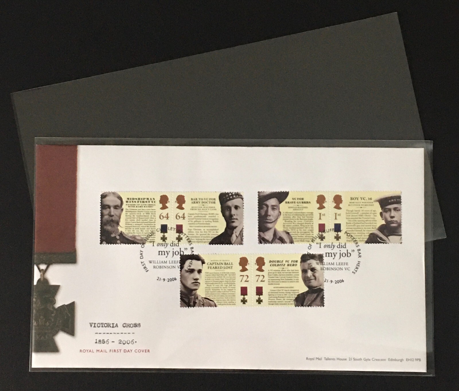 Royal Mail & Other Brands Modern First Day Cover Protective Sleeves, ARCHIVE STD