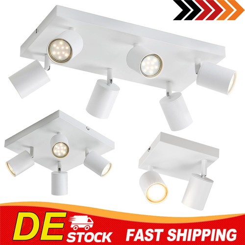 Deckenleuchte LED Decken- Wand-Lampe Spot Strahler GU10 Büro Flurlampe Leuchte