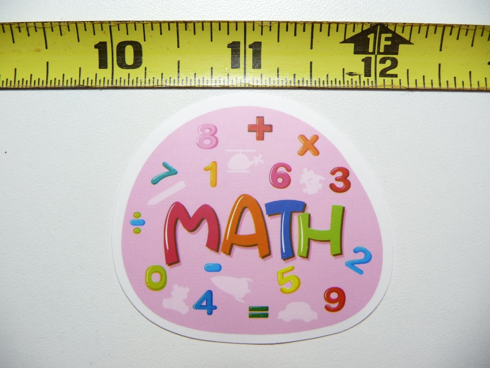 FUNNY ELEMENTARY COLLAGE MATH STICKER DECAL MATHEMATICS SCHOOL CLASS TEACHER