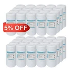 40 Pack 1/5/10 Micron 10" x 4.5" String Wound Sediment Water Filter for Big Blue