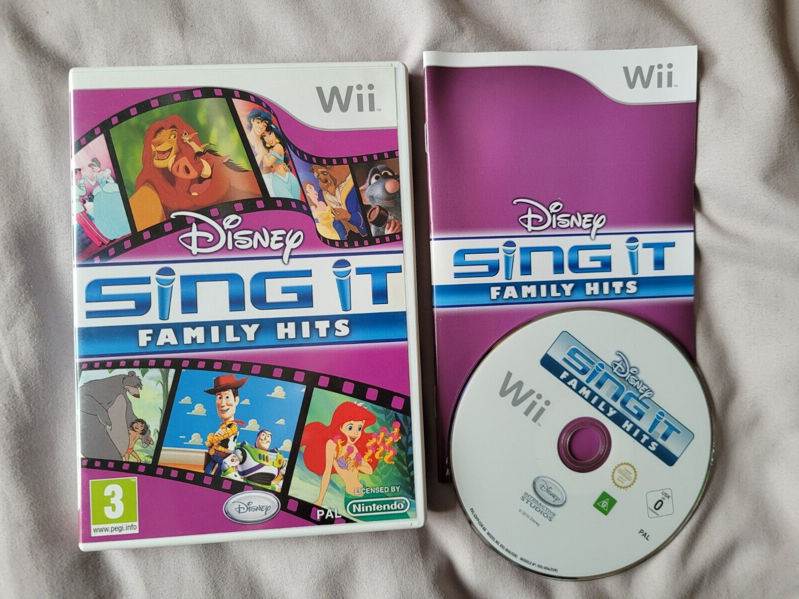 Disney Sing It Family Hits Nintendo Wii Game