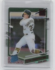 2023 Chronicles #5 Tyler Soderstrom Clearly Donruss Rated Rookies Red #/100