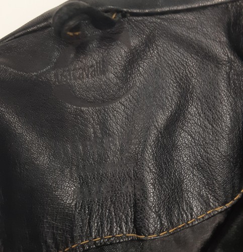 JUST CAVALLI Italy Leather Jacket size 42/L - Picture 6 of 8