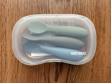 NEW Silicone Self-Feeding Spoons for Babies