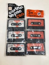 Vintage 60 Minute Recording Cassette Tapes - 6 Total