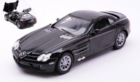 Motormax 1/24 Mercedes Slr Mclaren Schwarz Modellbau Statisches Modell Diecast