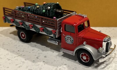 スターバックス トラック 2003年 レア 米購入 クリスマス マックトラックス Starbucks Coffee Holiday Collectible CORGI Diecast Christmas Mack