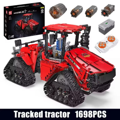 18020 Pneumatic Crawler Tractor Building Block Model for Kids
