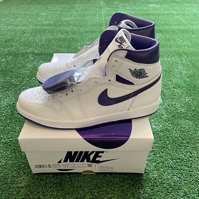 Size 9.5M/11W - Jordan 1 Retro High Grand Purple | eBay