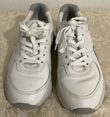 EVERLANE O By Everlane The Leather Trainer Sneaker Women Shoes White Size 