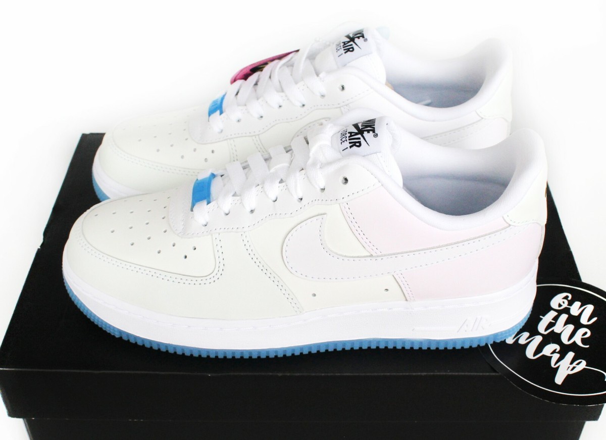 Nike Air Force 1 07 LX W UV Light Reactive Multi UK 3 4 5 6 Nike Air Force 1 07 LX W UV Light Reactive Multi UK 3 4 5 6