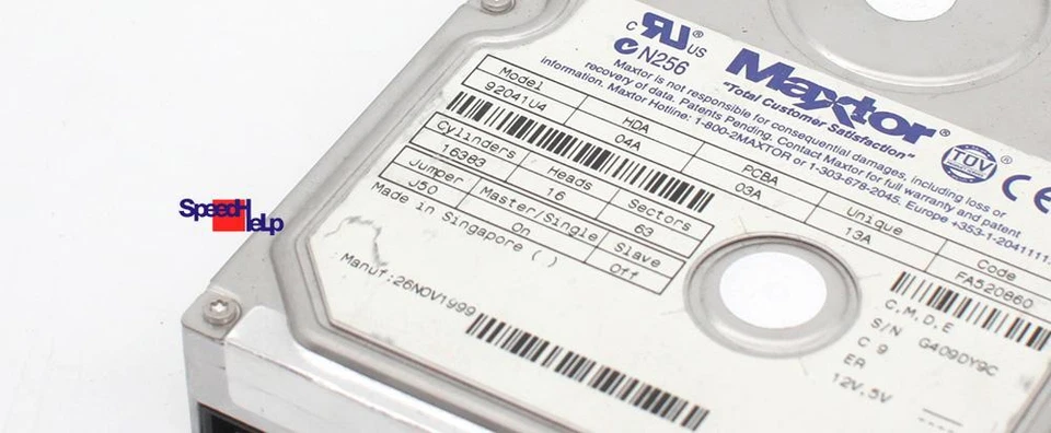 Ide Ata Hdd Maxtor 92041u4 20gb 20490mb Hard Disk Formatted 100% Ok! - Image 2 of 3