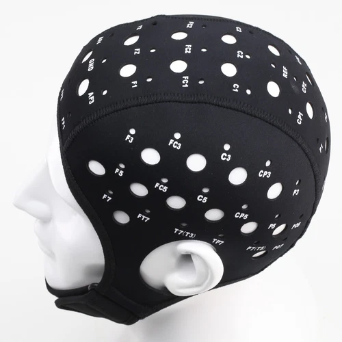 EEG 10-20 System Electrode Placement Cap, Size M, Reusable Elastic Head Cap