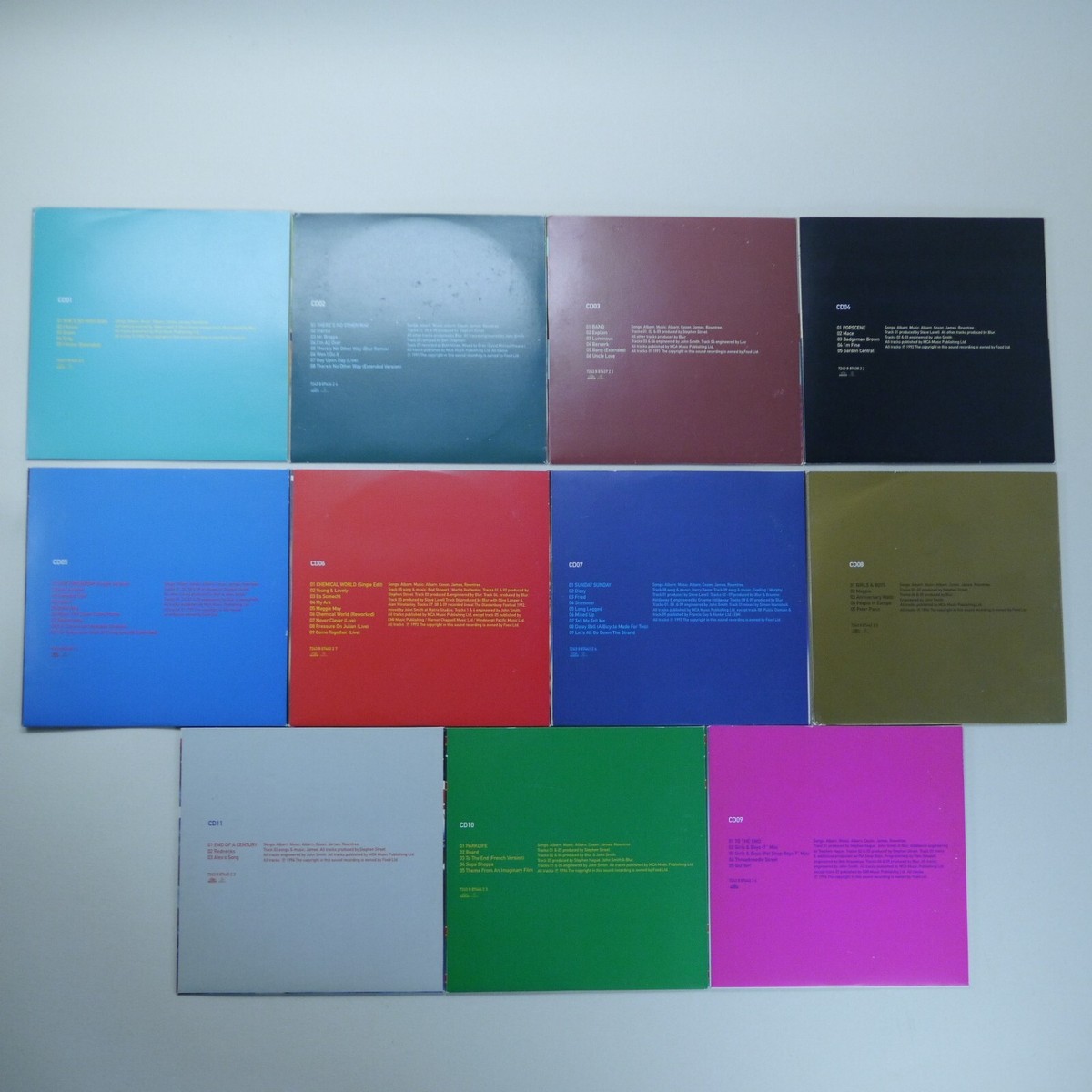 Blur - 10 Year Boxset CD [10th Anniversary Limited Edition