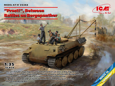 ICM 35343 - 1:35 ''Prost!'' Between Battles on Bergepanther - Neu