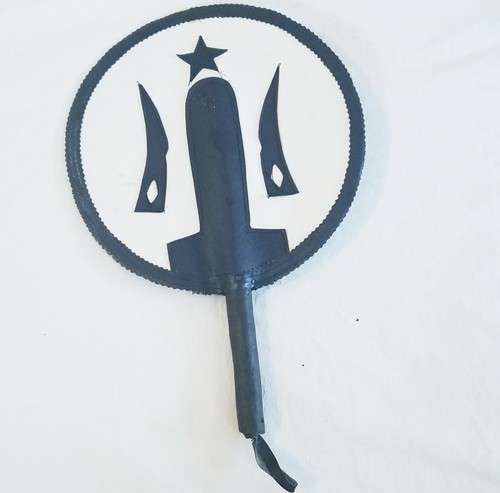 Traditional African Chieftaincy Isiagu Men's Groom hand Fan.  - Picture 3 of 8