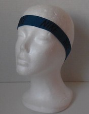 Nike Logo Headband Adult Unisex Green Abyss/Black