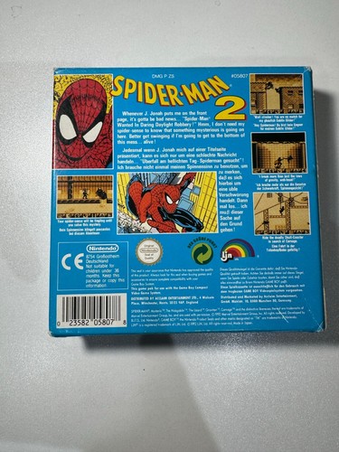 Spider-Man 2 Nintendo Game Boy Box W/ Manual Rare!! - Picture 5 of 9