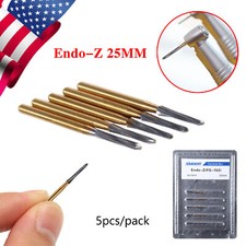 5 Pcs Dental Endodontic Tungsten Carbide Burs Set FG Endo-Z 25mm Drill ns