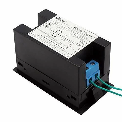 Medidor de pantalla de CA DROK 80-300V 100A voltaje corriente frecuencia vatios Foto 4 de 4