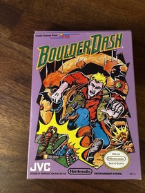 Boulder Dash Nintendo NES Completo CIB Ottime condizioni!