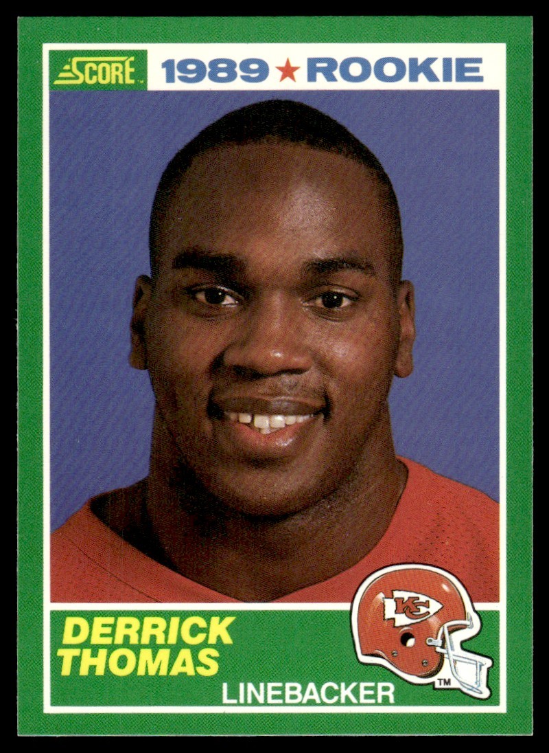 1989 Score Derrick Thomas Rookie Kansas City Chiefs #258