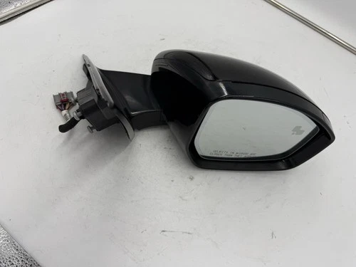 17-23 Jaguar F-Pace Right Side Door Mirror Blind Spot Auto Dim Narvik Black OEM