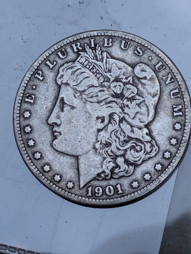 1901-O Morgan Silver Dollar Fine