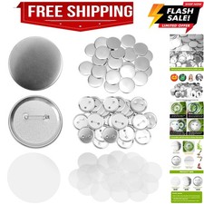 300 pcs 58mm/2.28 inch Button Maker Supplies, 58mm Button Supplies Parts, App...