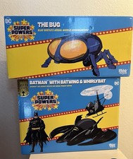 Mcfarlane Super Powers Vehicles Batman Gold Label And Blue Beetle