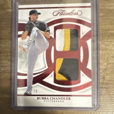 Panini Flawless Bubba Chandler Pirates Dual Prospect Patches Ruby DPP-BC /20