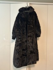Blackglama Damen Pelzmantel lang schwarz L/XL...