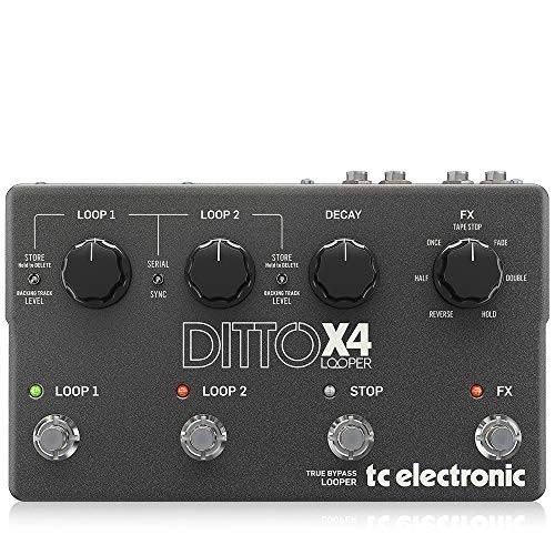 ギター TC ELECTRONIC Ditto x4 Looper tc electronic Dual Track Looper DITTO X4 LOOPER Gray NEW