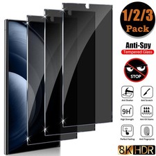 1/2/3X Privacy Anti-Spy Tempered Screen Protector For Galaxy S26 Ultra S25 S24