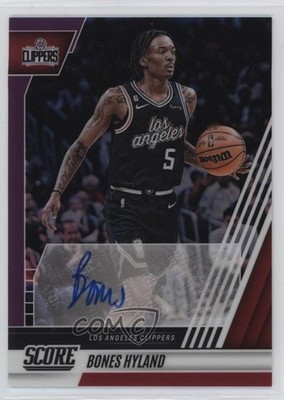 2022-23 Chronicles Score Premium Signatures Purple 25/49 Bones Hyland Auto 1pe9