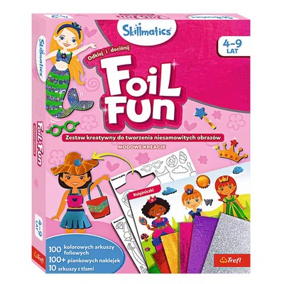 5900511626056 Skillmatics, Foil Fun. Modowe kreacje. Zestaw kreatywny Trefl