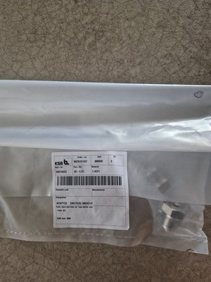 Edelstahladapter SW27x35 / M8xG 1/2 Zoll 2 Stück