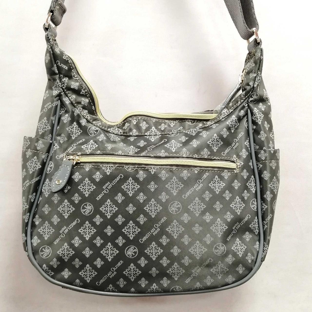Allover Pattern Shoulder Bag Model Gray CHRISTIAN… - image 4