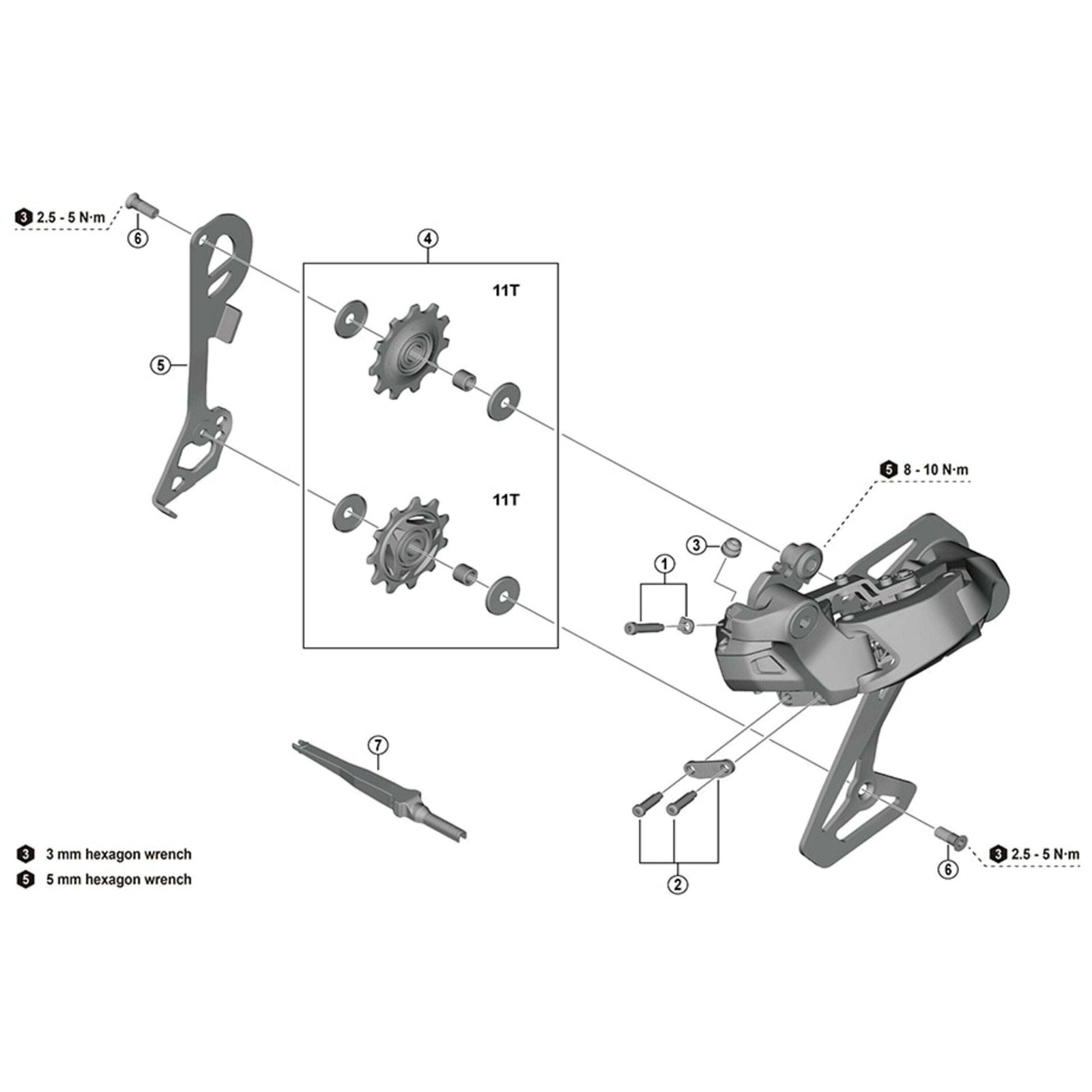 Shimano Spares RD-U8050 boot
