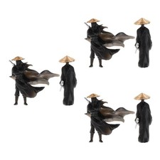  3 Pezzi Statua da Giardino Statue in Miniatura Micro Decorazione Paesaggio