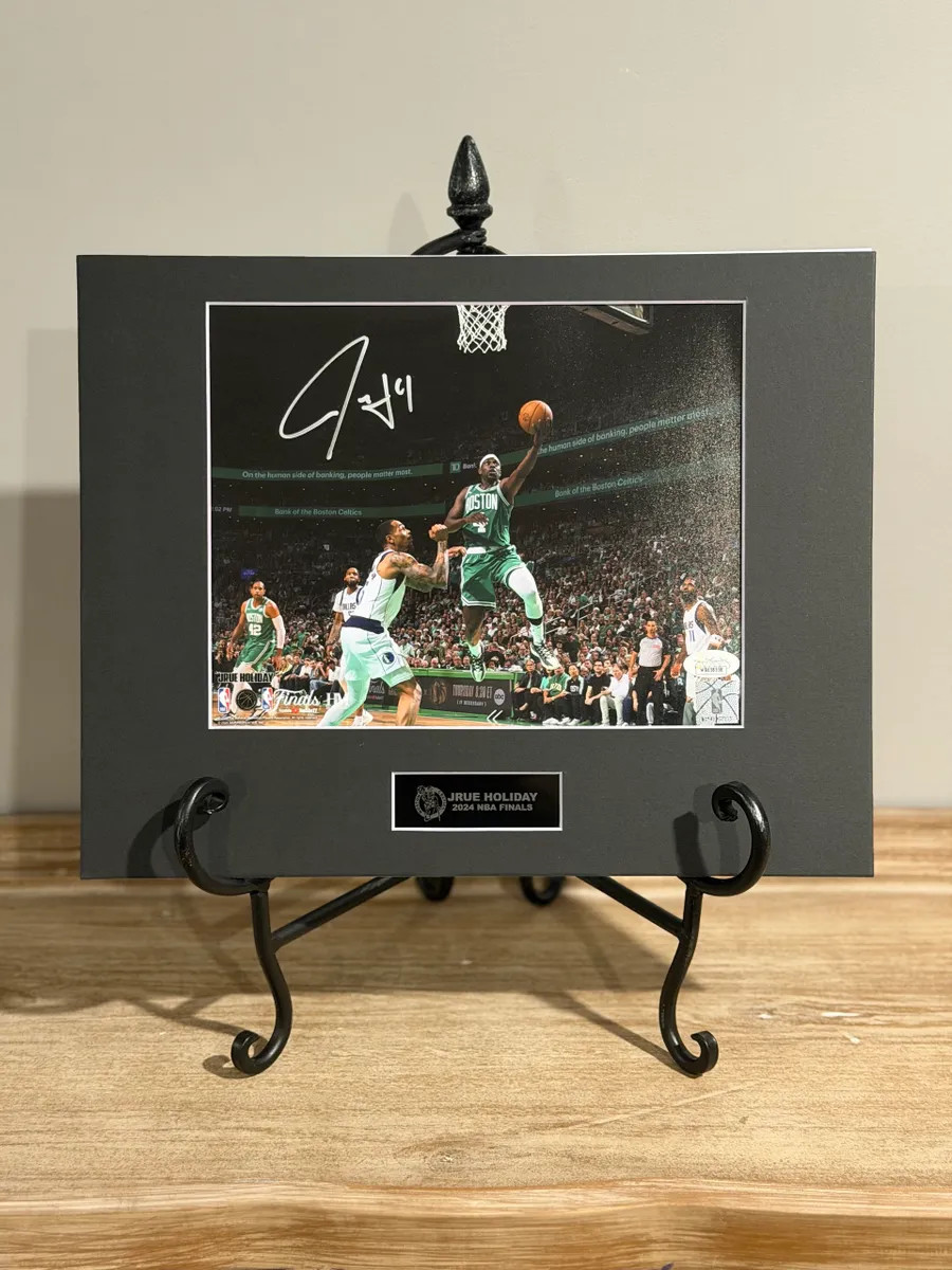 Jrue Holiday Autographed Signed Boston Celtics 2024 NBA Finals 8x10 Photo 