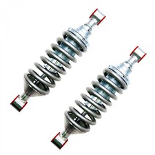 Quality Street Rod Rear Coil Over Shock Set W 180 Pound Springs Black Coated