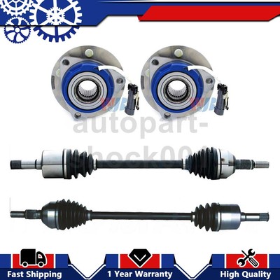 4 Rear CV Axle Joint Wheel Bearing For Cadillac CTS 2007 2006 2005 2004 2003