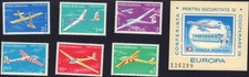 ROMANIA 1977 BOEING 707 PLANNED AVIATION SERIES AND SHEET MINT MNH