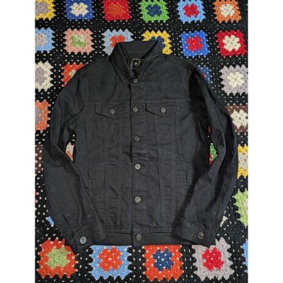 Mavi Denim Trucker Jacket Women's Size Medium Black