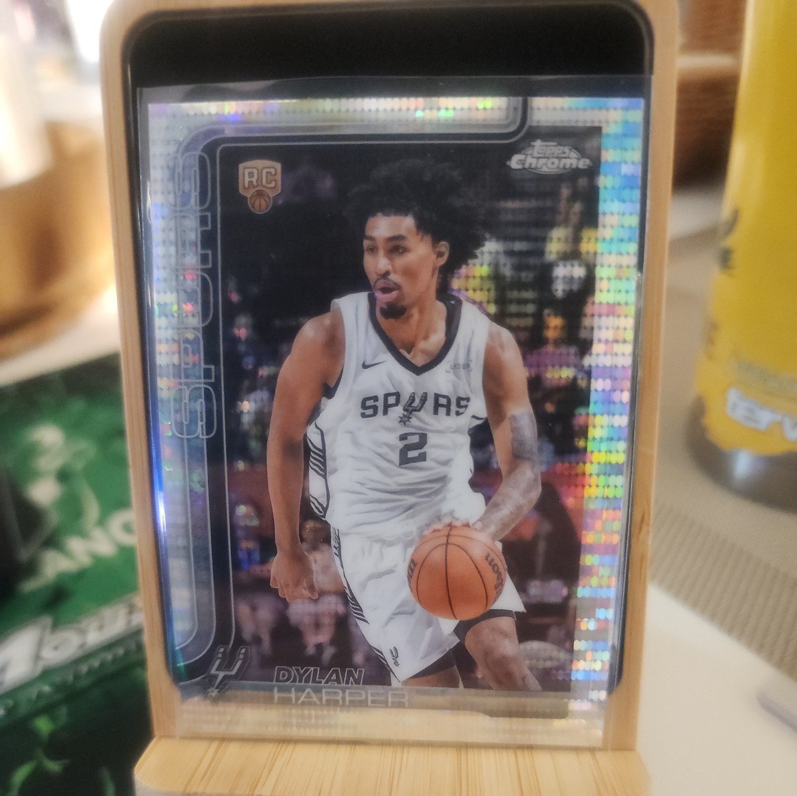 2025-26 Topps Chrome - Dylan Harper #252 Pulsar Refractor (RC)