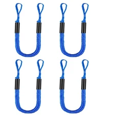 Bungee Dock Line Shock Absorb Dock Tie Mooring Ropes 4Pcs of 3.5-5.5 ft for B...